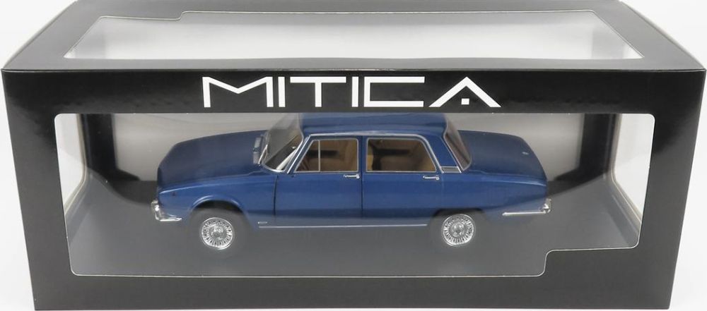 Available To Order – Alfa Romeo 2000 Berlina 1971 Cerchi Millerighe Wheels Blue Pervinca Metallic 1:18 (MIT 200006)