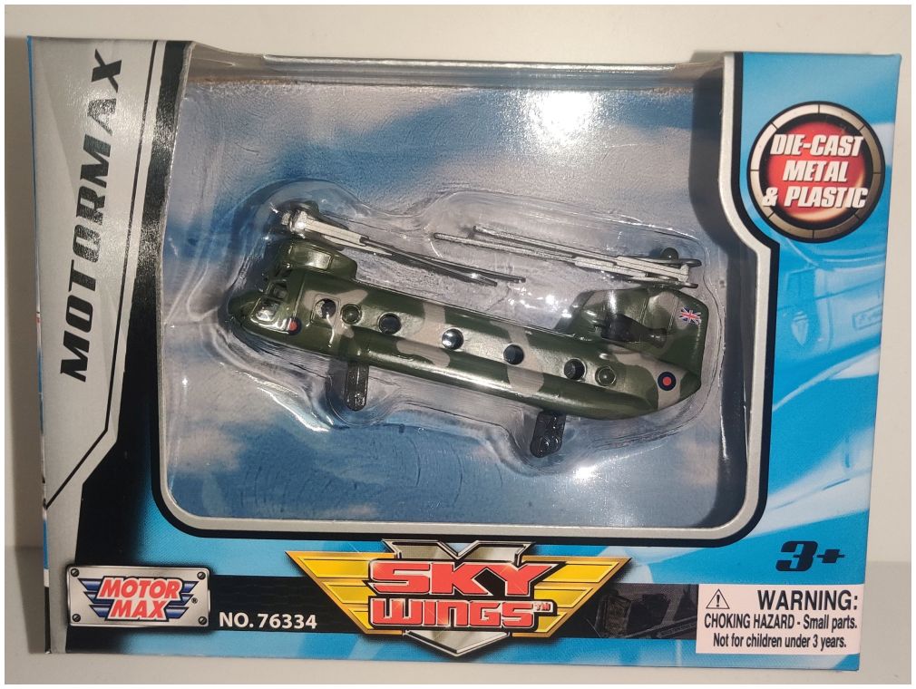 Chinook Helicopter FTB 9CM – diecast model (view 3)