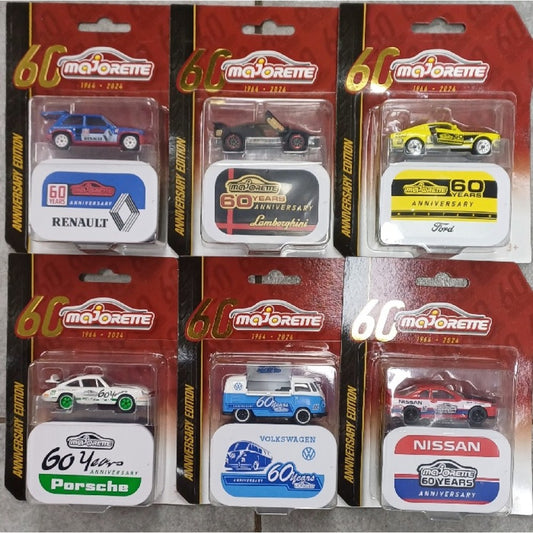 THIS ITEM IS AVAILABLE TO ORDER FROM OUR SUPPLIER - 1:64 MAJORETTE MAJ212054102Y06 ANNIVERSARY EDITION DELUXE CARS 6 ASSORTED