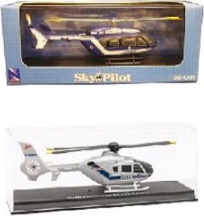 Airbus EC145 Securite Civile Red/Yellow 1:100 – diecast model (view 2)