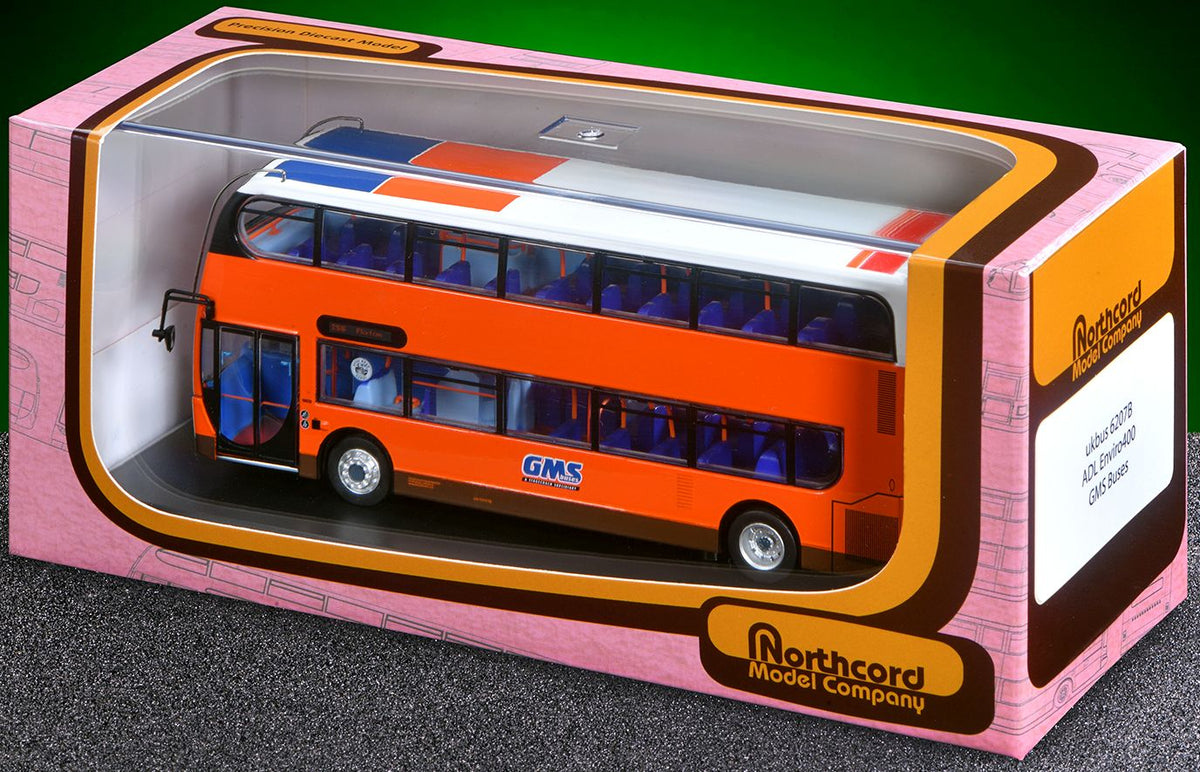 Alexander Dennis Enviro400 - GMS Buses (19532 - MX09 KTT) 1:76 – diecast model (view 2)
