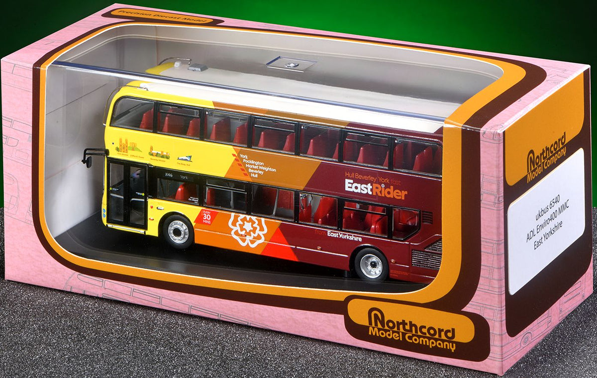 ADL Enviro400 - East Yorkshire (921 - YX69 HMZ) - Route: York X46 1:76 – diecast model (view 2)