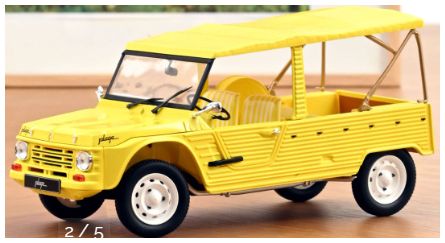 Available to Order – Citroen Mehari Plage 1983 Yellow 1:18 Norev Model (NOV 181801)