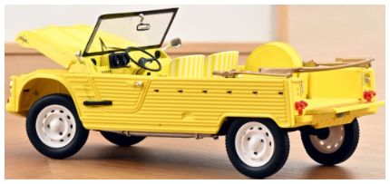 Available to Order – Citroen Mehari Plage 1983 Yellow 1:18 Norev Model (NOV 181801)