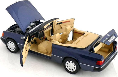 Available to Order – Mercedes 300 CE-24 Cabriolet 1990 Nautical Blue - Limited edition 1000pcs worldwide 1:18 Norev Model (NOV 183879)