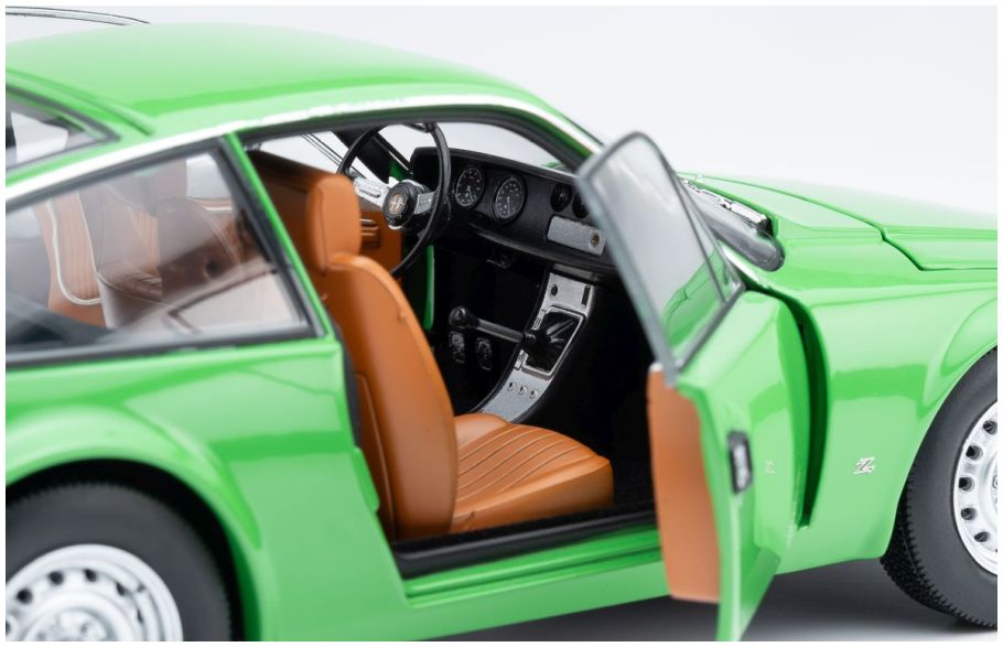 Available to Order – Alfa Romeo Junior Zagato 1969 Green 1:18 Norev Model (NOV 187832)