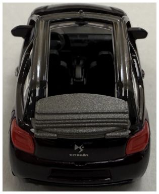 Citroen DS 3 Cabrio 2014 Plum 1:64 Norev Model (view 3)