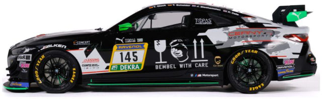 Available To Order – BMW M4 GT4 Black Cerny Motorsport 2024 1:18 (OTT 1172)