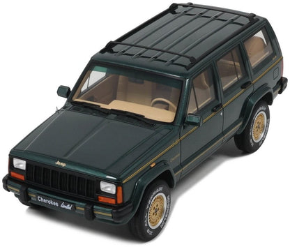 Available To Order – Jeep Cherokee XJ Limited Hunter Green 1995 1:18 Otto Mobile Club Model (OTT 1204)