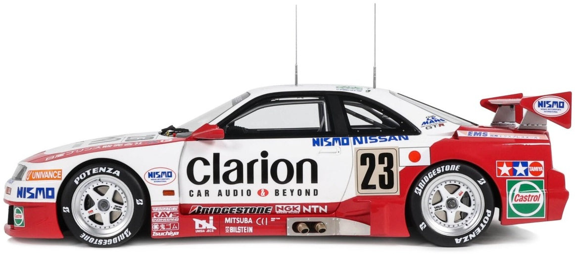Available To Order – Nismo GT-R LM White K. Hoshino/M. Hasemi T. Suzuki 1996 1:18 Otto Mobile Club Model (OTT 1232)