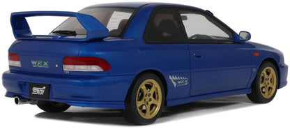 Available To Order – Subaru Impreza WRX Type R STI Version V Limited Sonic Blue 1999 1:18 Otto Mobile Club Model (OTT 1249)