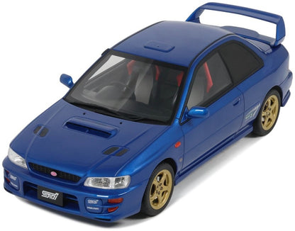 Available To Order – Subaru Impreza WRX Type R STI Version V Limited Sonic Blue 1999 1:18 Otto Mobile Club Model (OTT 1249)