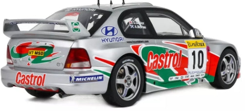 Hyundai Accent WRC Grey #10 A.McRae D.Senior Rally Monte Carlo 2001 1:18 Otto Mobile Model (view 2)