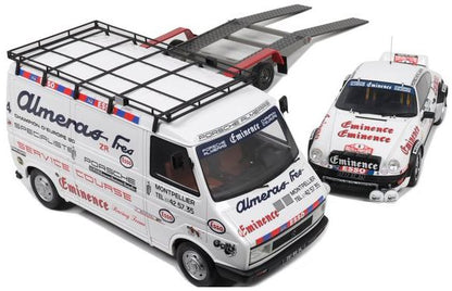Available To Order – Citroen C35 Almeras + Trailer w/Porsche 911 SC #5 Rallye of Portugal 1981 1:18 (OTT 374)