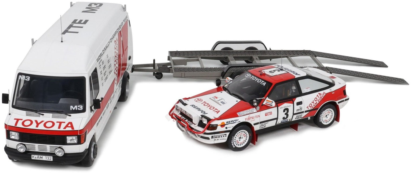 Available To Order – Rallye Pack Toyota Celica ST 165 GR.A White RAC Safari 1990 1:18 Otto Mobile Club Model (OTT 480)