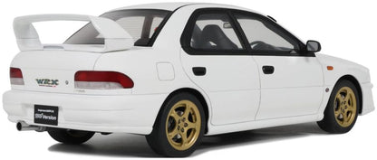 Available to Order – Subaru Impreza WRX Type RA STI Pure White 2000 1:18 Otto Mobile Club Model (OTT 490)