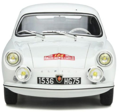 Available To Order – Alpine A106 Rallye Monte Carlo 1960 White #166 1:18 Otto Mobile Club Model (OTT 543)