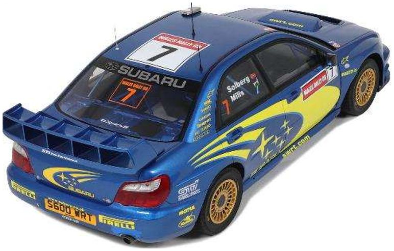Available To Order – Subaru Impreza (S9) WRC Blue P. Solberg Wales Rallye 2003 1:12 Otto Mobile Club Model (OTT G092)