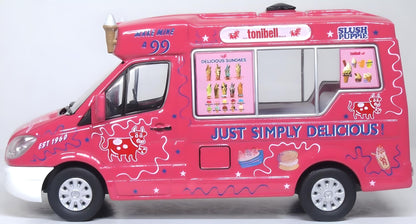 Mercedes Whitby Mondial Ice Cream Van Tonibell 1:43 Oxford Diecast Model (view 5)