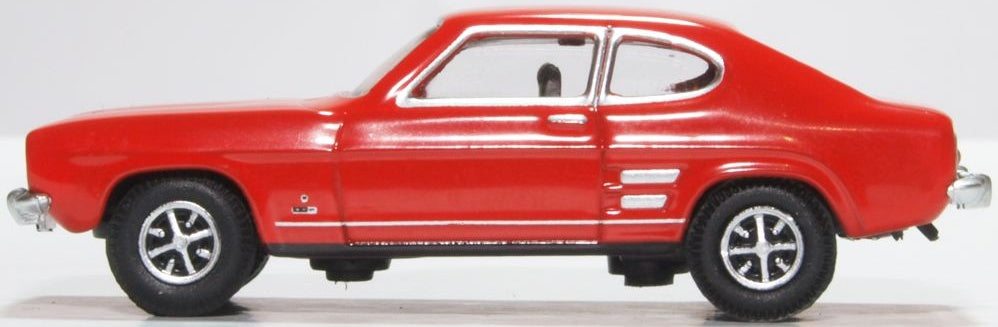 Ford Capri Mk1 Sunset Red 1:76 Oxford Diecast Model (view 2)