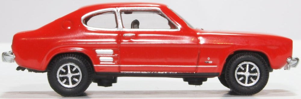 Ford Capri Mk1 Sunset Red 1:76 Oxford Diecast Model (view 3)
