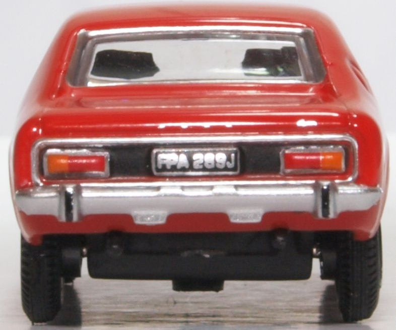 Ford Capri Mk1 Sunset Red 1:76 Oxford Diecast Model (view 4)