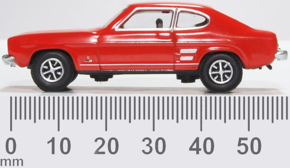 Ford Capri Mk1 Sunset Red 1:76 Oxford Diecast Model (view 5)