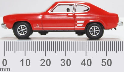 Ford Capri Mk1 Sunset Red 1:76 Oxford Diecast Model (view 5)