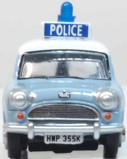 Mini Van West Mercia Police (Panda) 1:76 Oxford Diecast Model (view 2)