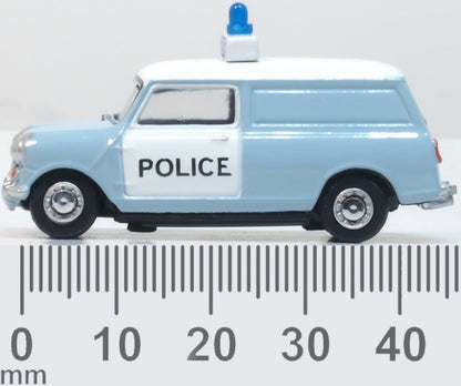 Mini Van West Mercia Police (Panda) 1:76 Oxford Diecast Model (view 6)