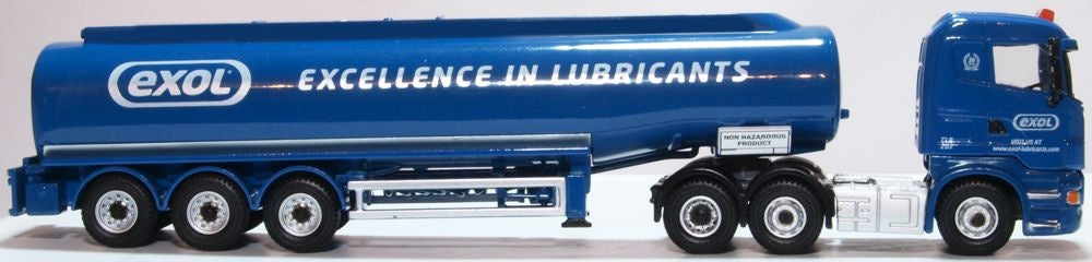 Scania Highline Tanker Exol 1:76 Oxford Diecast Model (view 4)