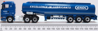 Scania Highline Tanker Exol 1:76 Oxford Diecast Model (view 6)