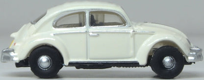 VW Beetle White (Abbey Road) 1:148 Oxford Diecast Model (view 3)