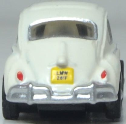 VW Beetle White (Abbey Road) 1:148 Oxford Diecast Model (view 4)