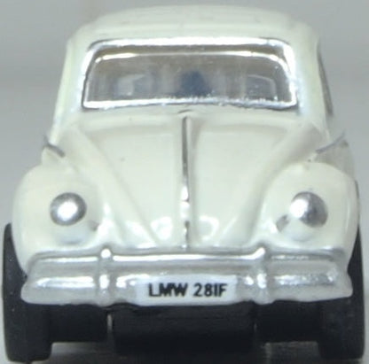 VW Beetle White (Abbey Road) 1:148 Oxford Diecast Model (view 6)