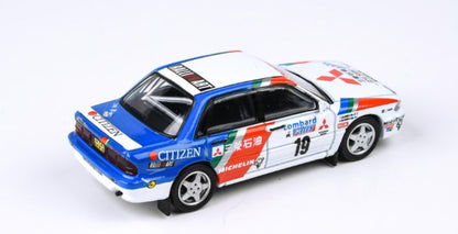 Available to Order – Mitsubishi Galant VR-4 #19 Lombard Rally RAC 1989 (LHD) 1:64 (PAR 55104)