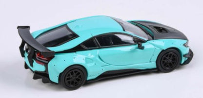 Liberty Walk BMW i8 Peppermint Green/Black (LHD) 1:64 (PAR 55143)
