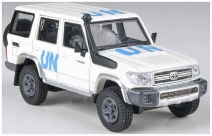 Available to Order – Toyota Land Cruiser LC76 United Nations 2014 (LHD) 1:64 (PAR 55319)