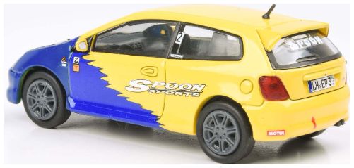 Available to Order – Honda Civic Type-R EP3 Spoon Livery 2001 (LHD) 1:64 (PAR 55348)