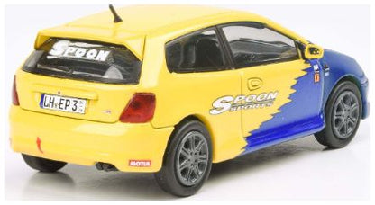 Available to Order – Honda Civic Type-R EP3 Spoon Livery 2001 (LHD) 1:64 (PAR 55348)