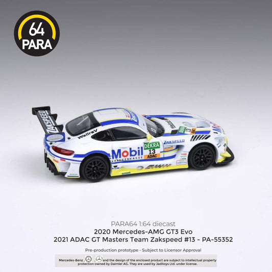 Mercedes AMG GT3 Evo 2021 ADAC GT Masters Team Zakspeed #13 1:64 (PAR 55352)