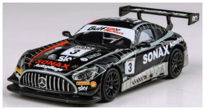 Available to Order – Mercedes AMG GT3 2021 Gulf 12H Ram Racing Sonax (LHD) 1:64 (PAR 55360)