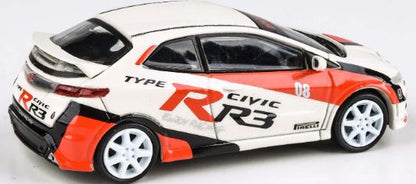 Available to Order – Honda Civic Type R 2007 FN2 Race Livery (LHD) 1:64 (PAR 55397)