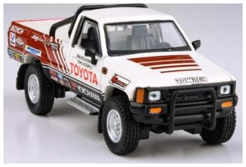Available to Order – Toyota Hilux  Class 7s Racing 1985 (LHD) 1:64 (PAR 55526)