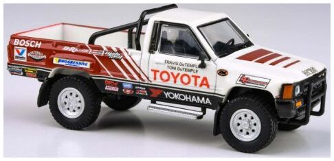 Available to Order – Toyota Hilux  Class 7s Racing 1985 (LHD) 1:64 (PAR 55526)