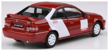Available to Order – Honda Civic Si Coupe EM1 Kanjo Livery 1999 (LHD) 1:64 (PAR 55628)