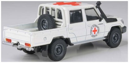 Available to Order – Toyota Land Cruiser Double Cab Pickup LC79 Red Cross 2014 (LHD) 1:64 (PAR 55683)
