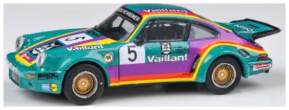 Porsche 911 3.0 RSR 'Vaillant' w/Photo Etched Wheels 1974 (LHD) 1:64 – diecast model (view 2)