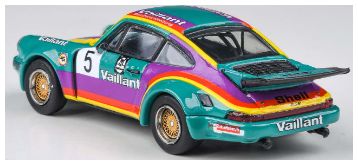 Porsche 911 3.0 RSR 'Vaillant' w/Photo Etched Wheels 1974 (LHD) 1:64 – diecast model (view 4)