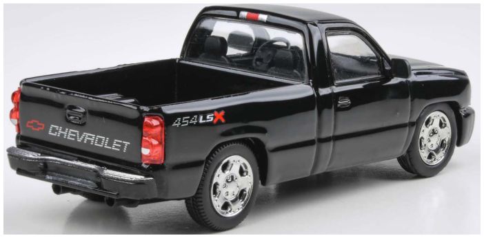 Available To Order – Chevrolet Silverado Single Cab Onyx Black 2006 1:64 (PAR 55831)